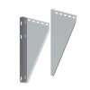 Ø 100 mm Jeremias DW FU Konsolbleche verstellbar 50 - 150 mm Hochglanz