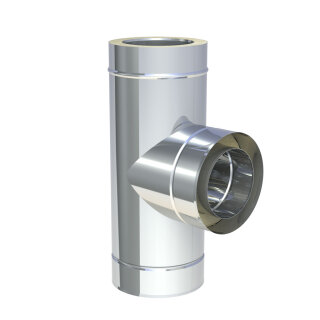 Ø 160 mm Jeremias DW FU Anschluss T-Stück 90° Hochglanz