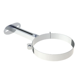 Ø 100 mm Jeremias DW FU / DW Silver Wandhalter Design Plus 50 - 250 mm Hochglanz