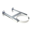 Ø 115 mm Jeremias DW FU / DW Silver Wandhalter Design Plus 250 - 360 mm Hochglanz