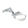 Ø 160 mm Jeremias DW FU / DW Silver Wandhalterung verstellbar ab 250 mm 2-teilig Hochglanz