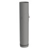 Ø 100 mm Pelletofenrohr 500 mm Längenelement mit Reinigungstür Grau