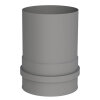 Ø 100 mm Pelletofenrohr Ofenanschlussstück mit Muffe Grau