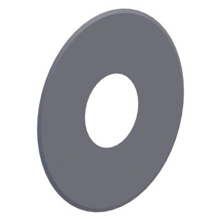 Ø 80 mm Pelletofenrohr Wandrosette geschlossen Grau