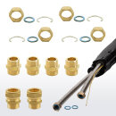 25 m - Twin Flex Solar Wellrohr DN20 Isolierung V20 -...