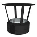 Ø 150 mm Jeremias DW FU Mündungsabschluss mit Regenhaube RAL Farbe